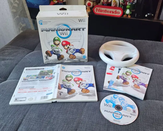 Kit Mario Kart e Volante Nintendo Wii