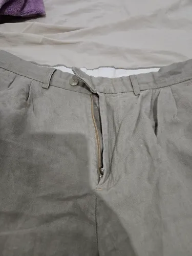 Calça de alfaiataria Bege Tam 42