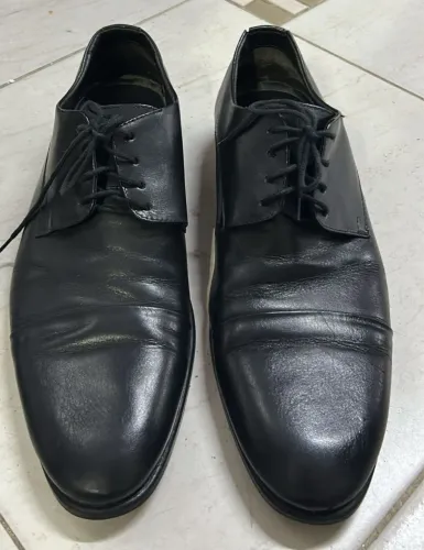 SAPATO SOCIAL MASCULINO PRETO   PREGO NÚMERO 43