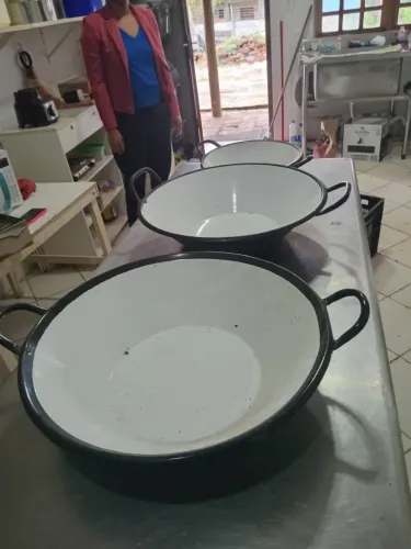 Tacho esmaltado de fritar 3 tamanhos 