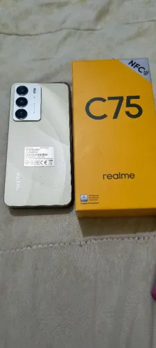 Pra vender logo realme c75 aprova d'água 4 meses 256+8+8 de RAM com nota fiscal
