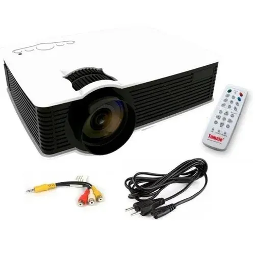 Projetor Tomate MPR-7007 LED Portátil + Controle | Perfeito pra Filmes