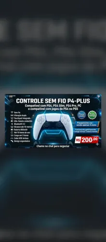 ? Oportunidade: Controle P4-PLUS em estado de zero!