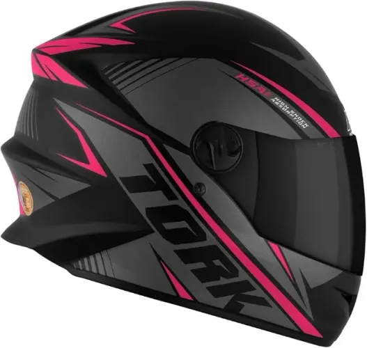 Capacete Fechado Pro Tork R8 Viseira Fumê Moto Rosa