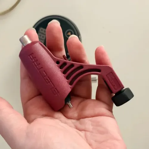 Máquina de Tatuagem Electra Pop + Grip + Fonte Aurora