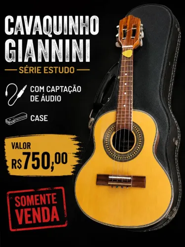 CAVAQUINHO GIANNINI SERIE ESTUDO DESDE 1900(COM CAPTAÇÃO DE AUDIO).