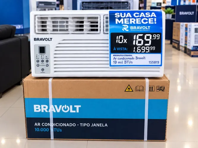 Ar condicionado de janela 10Mil BTUs