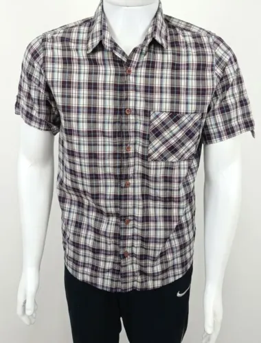 Camisa Xadrez Masculina Manga Curta Tam G - Casual e Estilosa