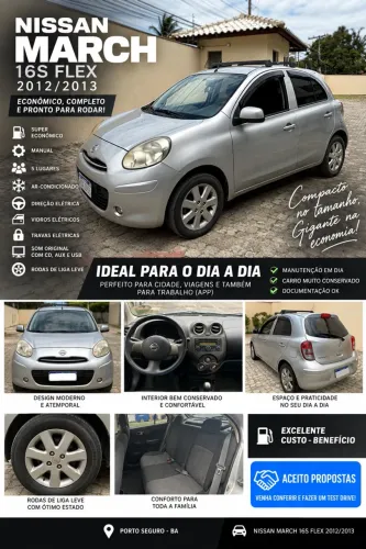 Nissan March S 1.6 16V Flex Fuel 5P 2013