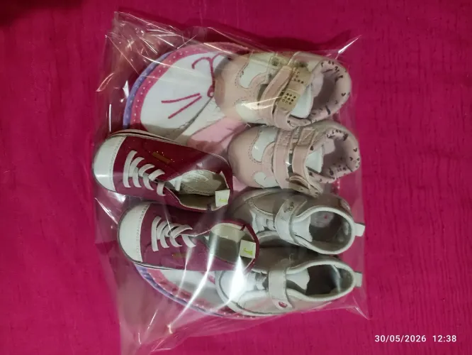 Kit calcinha/ babador/ tênis 