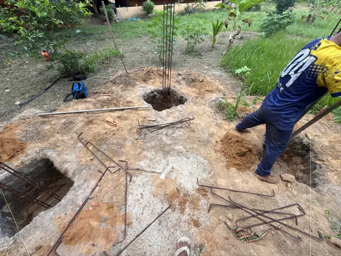 Preciso de concreto para concretar sapatas de caixa d?água pra amanhã 