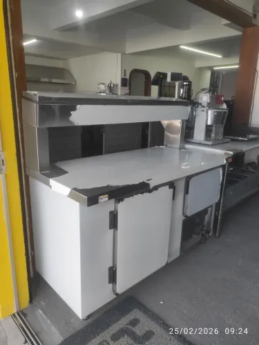 Bh bancada refrigerada com condimentadora refrigerada 