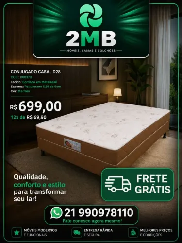 Camas Novas Direto da Fábrica FRETE GRÁTIS