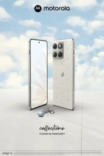 Edge 70 Crystal Edition 512GB | Completo na Caixa