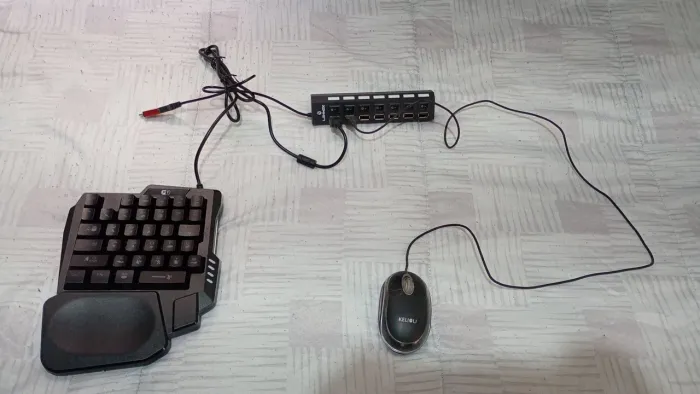 Teclado de uma mão