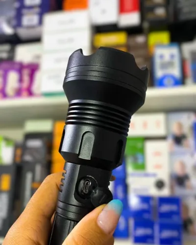 LANTERNA LONGO ALCANCE POTENTE RECARREGÁVEL ?R$ 119,99
