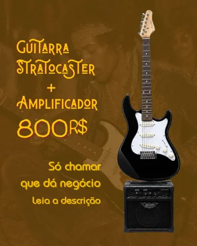 Guitarra Stratocaster+Amplificador
