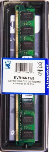 Memória RAM Kingston 8GB Ddr3 Pc3 12800 KVR16N11/8 PC