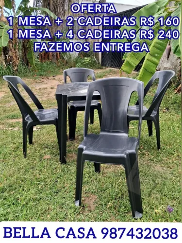 MESA LINDA COM CADEIRA MSMDMC COR PR PRETA CMXM LEVO ZJXC IMEDIATO