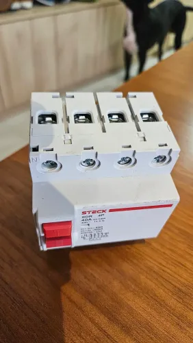 Disjuntor DR 40A 4P Steck NOVO