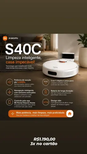 Robô aspirador Xiaomi S40C