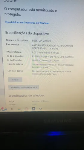Pc gamer, monitor e pc 