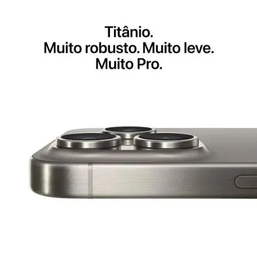 iPhone 15 Pro Max 256GB Titânio Original 89% Bateria Caixa e NF sem um arranhão