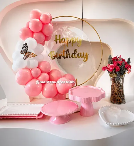 Locação de Decoração para festa na mesa 