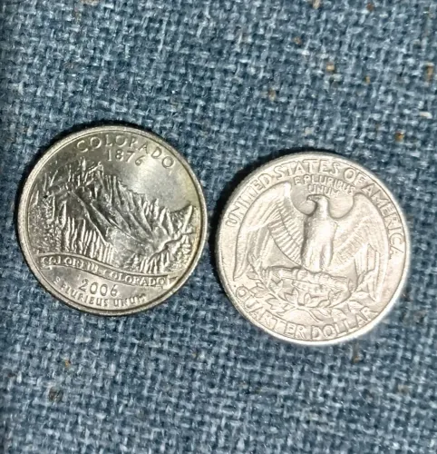 Coleção moeda Americana., 1978 ,colorado 1876.,
