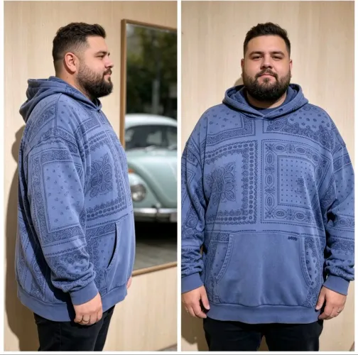 moletom levis oversized azul, GG.