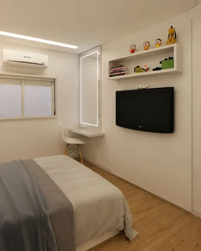 Painel para TV Feito em Marcenaria Sob Medida - 2,20 x 1,20