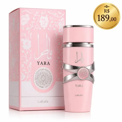 Perfume Arabe Feminino Yara Lattafa 100ml - Original Lacrado