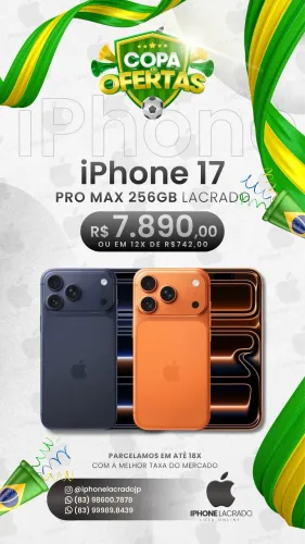 iPhone 17 pro Max 256gb lacrado