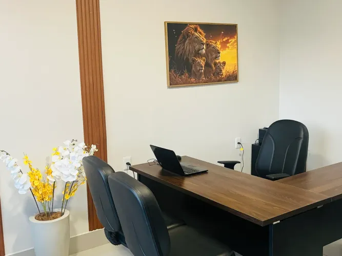 Sala comercial mobiliada