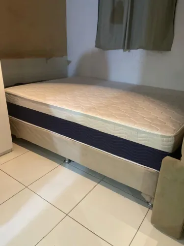 Cama box completa com cabeceira