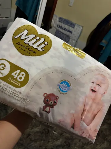 Fralda mili 48 unidades tamanho G