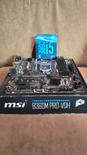 Kit Upgrade ? Processador Intel i5-8500 + Placa-mãe MSI B360M PRO VDH + Brinde