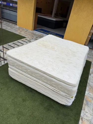 Cama box Casal MAXFLEX USADA TOP - ENTREGAMOS
