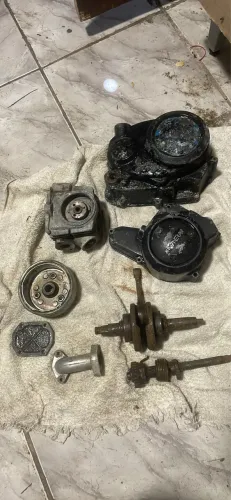 Peças do motor da jet