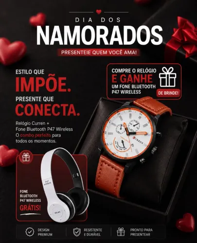 Relógio Curren Marron