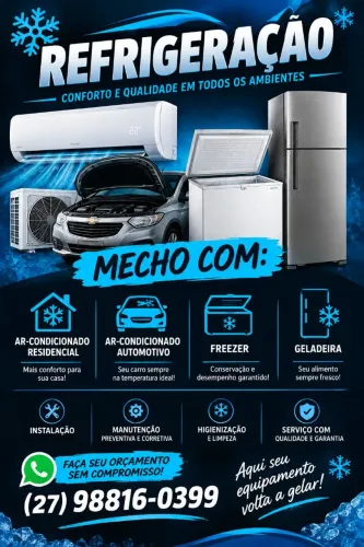 Ecofrio especializada em refrigeração e no seu conforto.