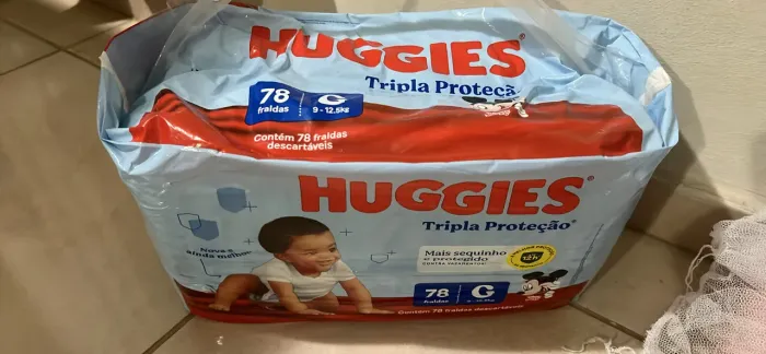 Fralda Huggies g 78 tiras