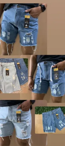 bermudas jeans mairicinho destroyd