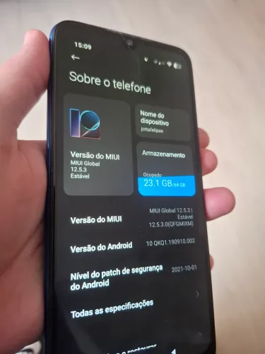 Realme note 7 pra vender logo