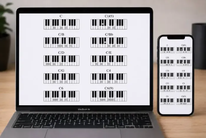 300 ACORDES DE TECLADOS PARA DECORAR E TOCAR FÁCIL