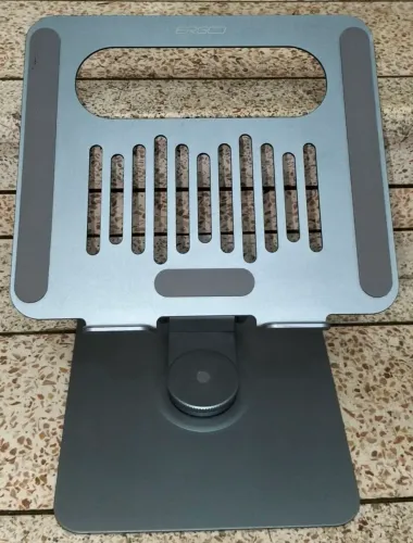 Suporte Notebook Ergonômico Ergo Ls150 Alumínio Giratório 360 - Ótimo Estado