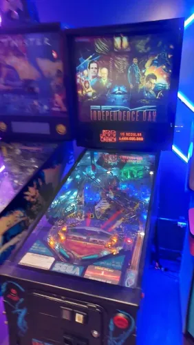 Maquina Pinball Fliperama Indepence Day Game Jogo Retro original