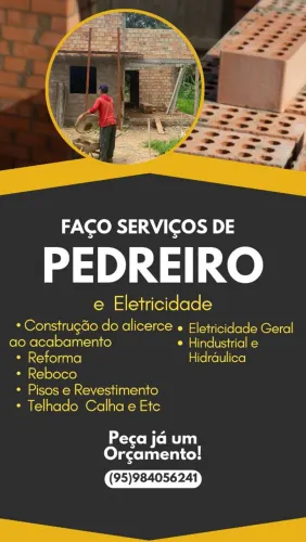 Pedreiro e Eletricista 