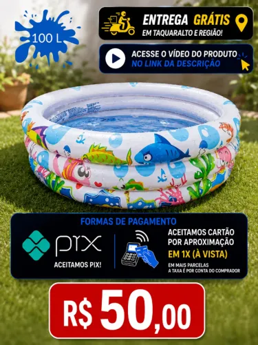 Piscina Infantil 100 Litros