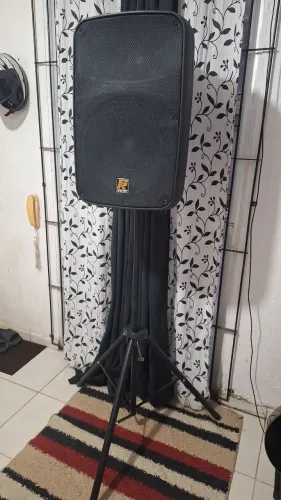 Caixo de Som Ativa Staner SR-315A 300 + Pedestal delaw